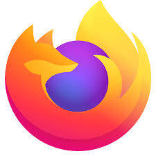 The Firefox logo: a flaming fox surrounding the Earth.